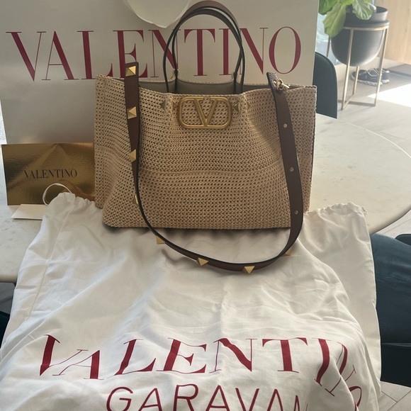 valentino summer tote